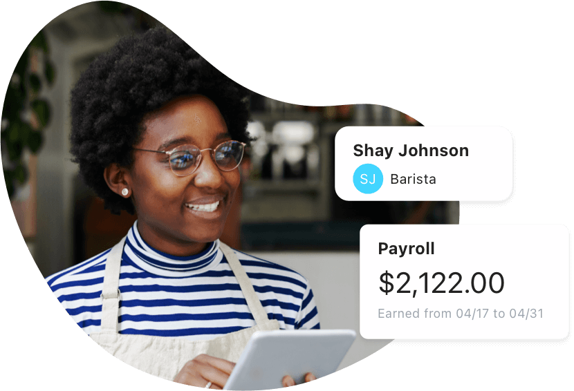 Roll by ADP Payroll App - Roll features employee self-service sidexside notification payroll barista 2x