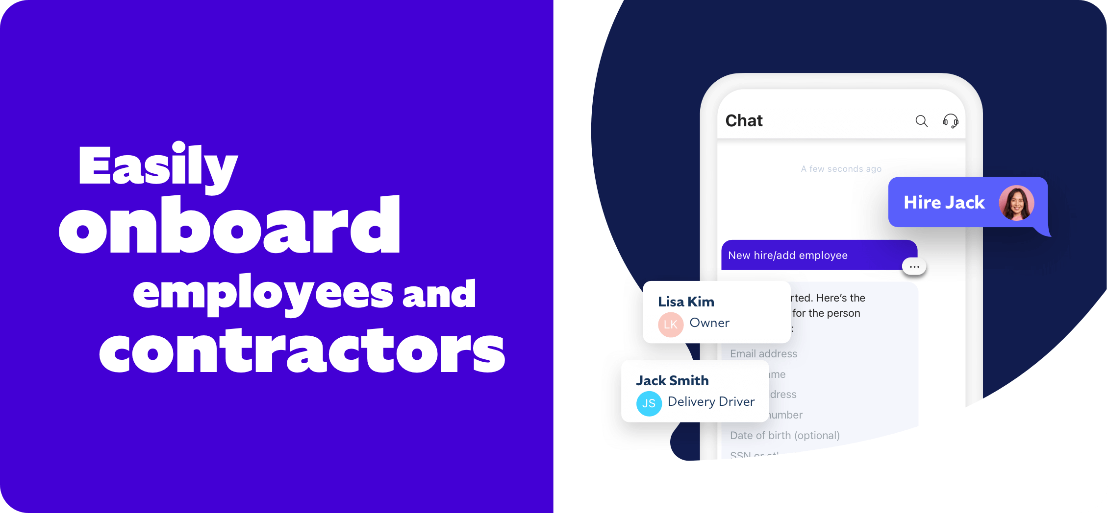 Roll by ADP Payroll App - Roll features 1099 contractors video cover 2x
