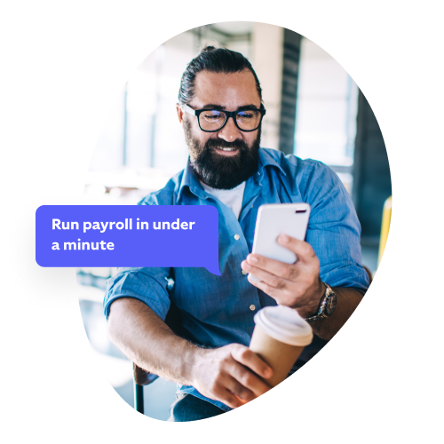 Working on the Roll app over a cup of coffee